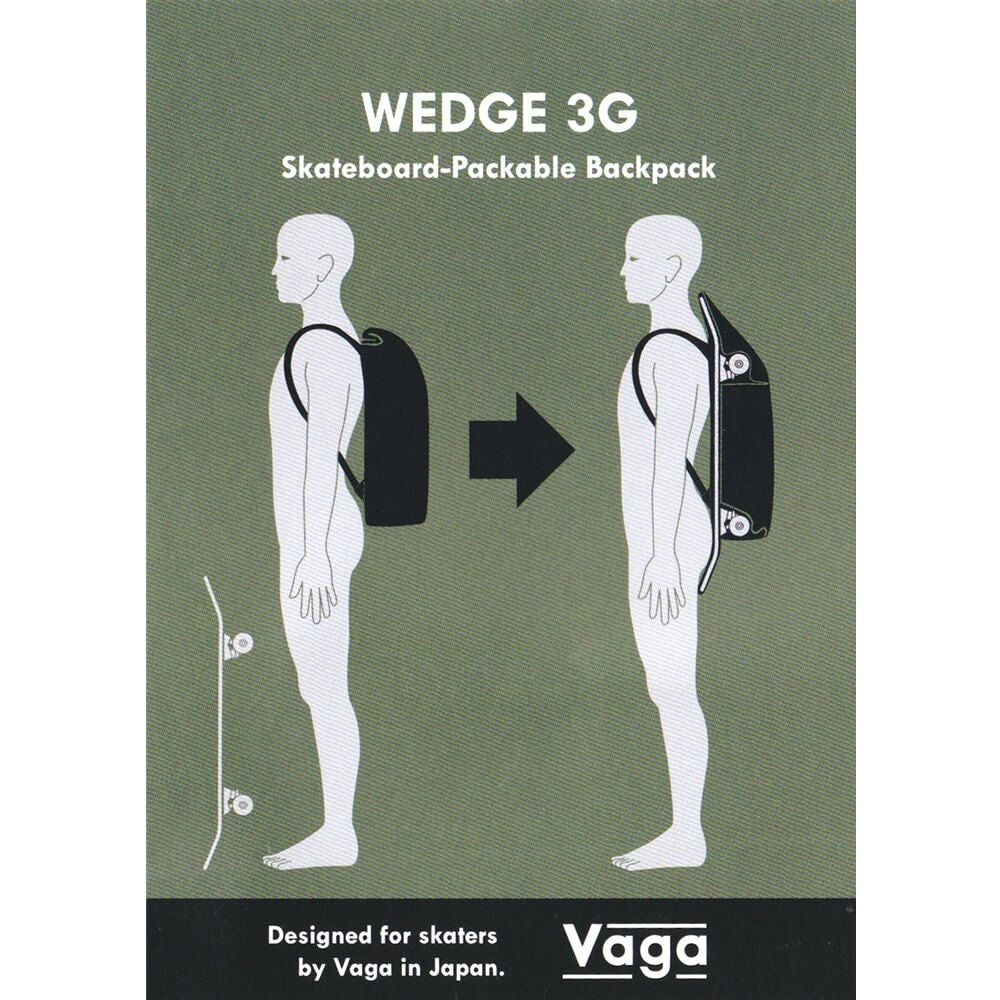 スケートボード収納可能 VAGA BACKPACK バガ バッグ バックパック