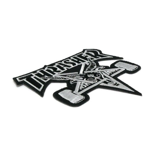 THRASHER PATCH スラッシャー ワッペン SK8GOAT BLACK/GREY（US企画） スケートボード スケボー　2