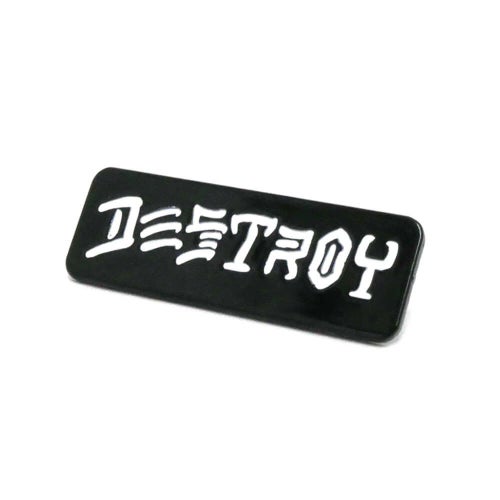 THRASHER BADGE スラッシャー バッジ DESTROY LAPEL PIN（US企画） スケートボード スケボー 1