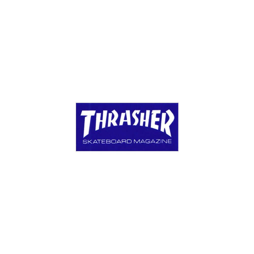 THRASHER STICKER スラッシャー ステッカー SKATE MAG MINI BLUE（US企画） スケートボード スケボー