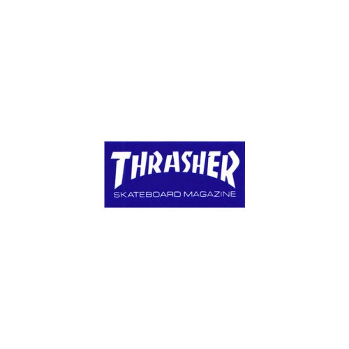 THRASHER STICKER スラッシャー ステッカー SKATE MAG MINI BLUE（US企画） スケートボード スケボー