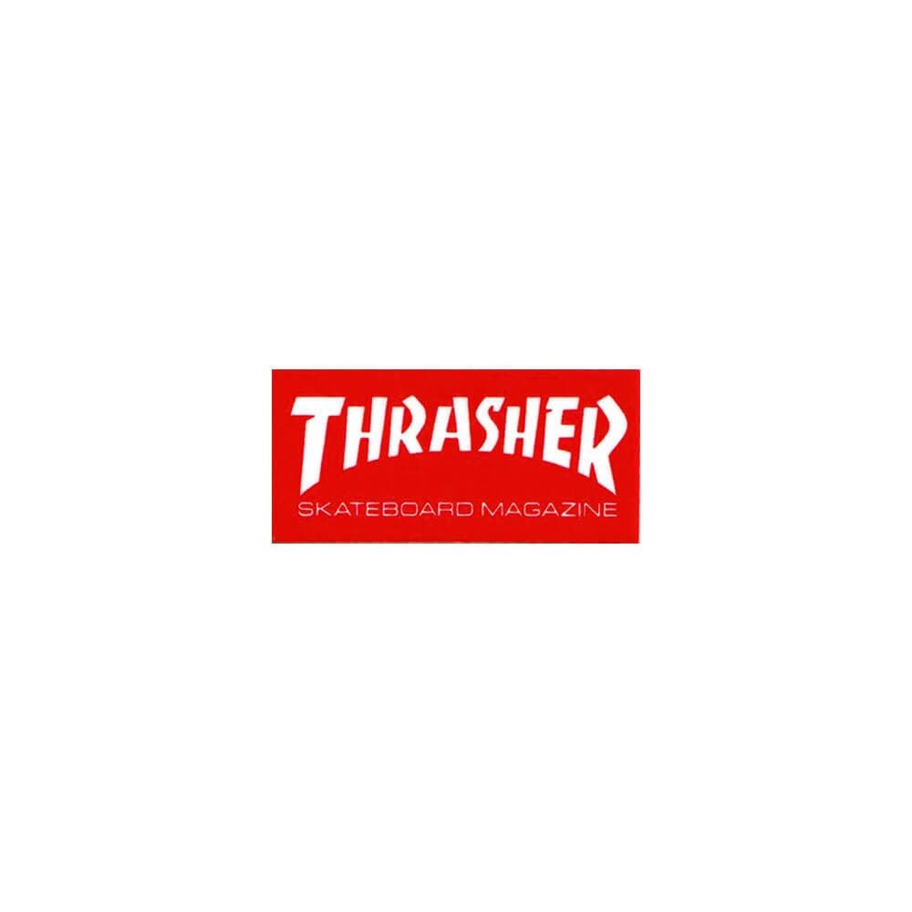 THRASHER STICKER スラッシャー ステッカー SKATE MAG MINI RED（US企画） スケートボード スケボー