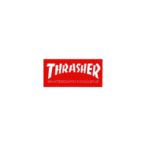 THRASHER STICKER スラッシャー ステッカー SKATE MAG MINI RED（US企画） スケートボード スケボー