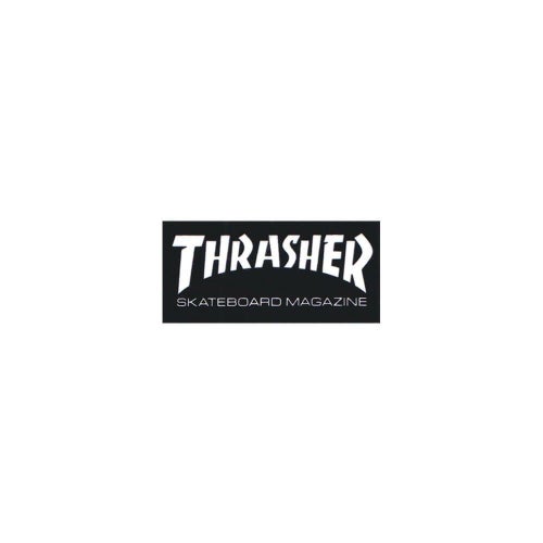 THRASHER STICKER スラッシャー ステッカー SKATE MAG MINI BLACK（US企画） スケートボード スケボー