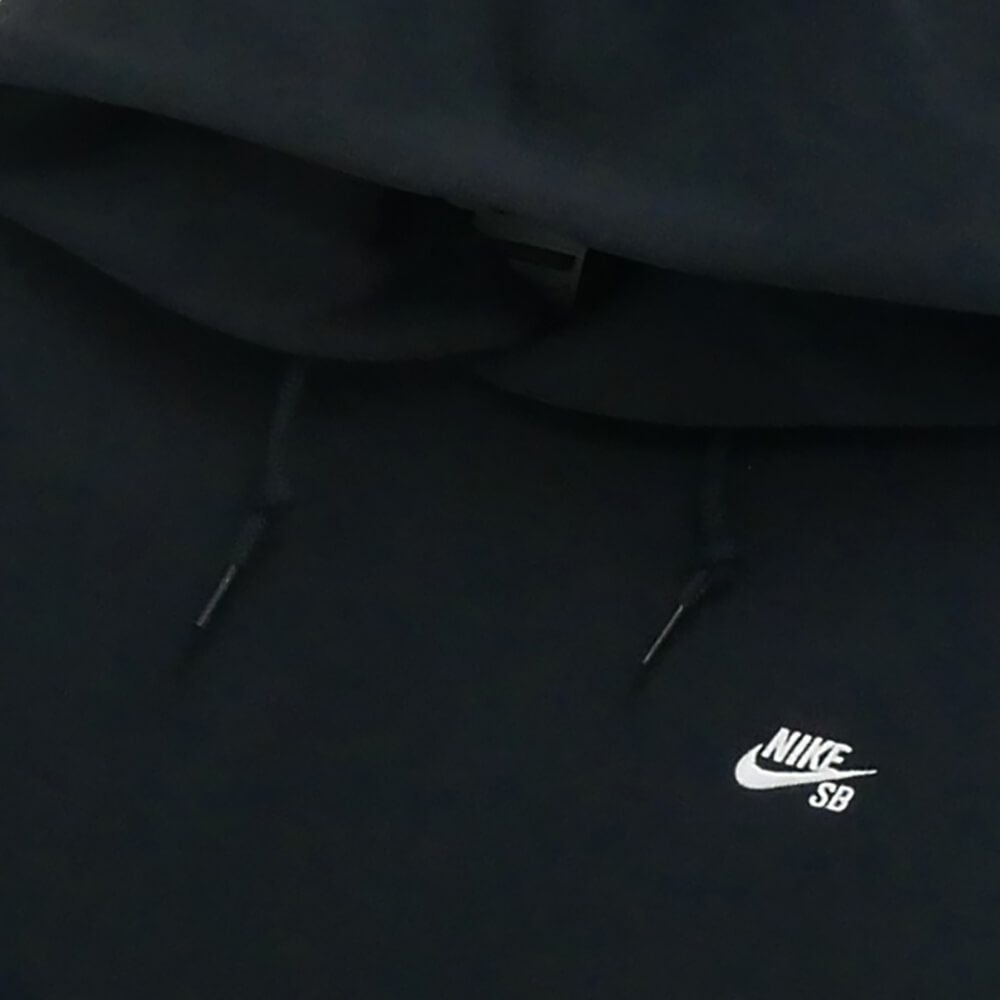NIKE SB HOOD ナイキSB パーカー ESSENTIAL FLEECE PULLOVER BLACK/WHITE スケートボード スケボー 1
