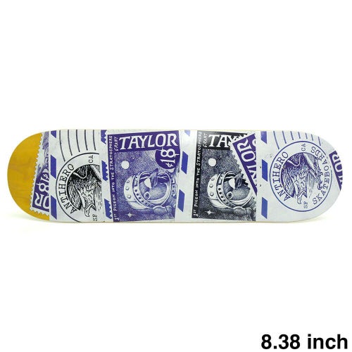 ANTIHERO DECK アンチヒーロー デッキ GRANT TAYLOR POSTAL YELLOW STAIN 8.38 スケートボード スケボー 1