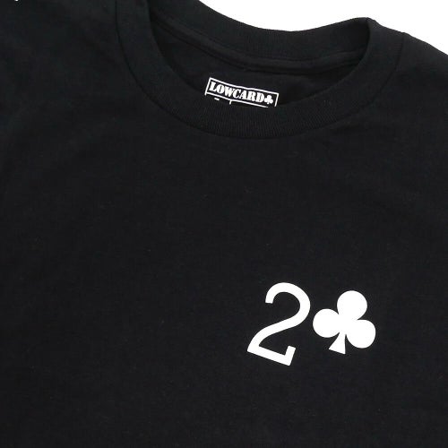 LOWCARD LONG SLEEVE ローカード ロングスリーブTシャツ WORK BLACK スケートボード スケボー 1