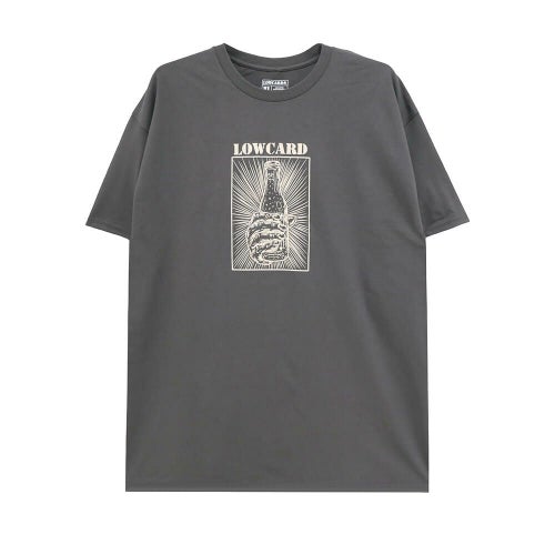 LOWCARD T-SHIRT ローカード Tシャツ STRANGE BREW CHARCOAL スケートボード スケボー 