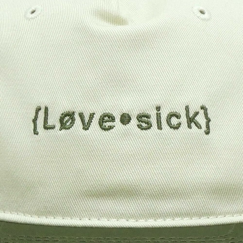 LOVESICK CAP ラブシック キャップ LOGO OLIVE/SAND スケートボード スケボー 4