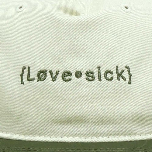 LOVESICK CAP ラブシック キャップ LOGO OLIVE/SAND スケートボード スケボー 4