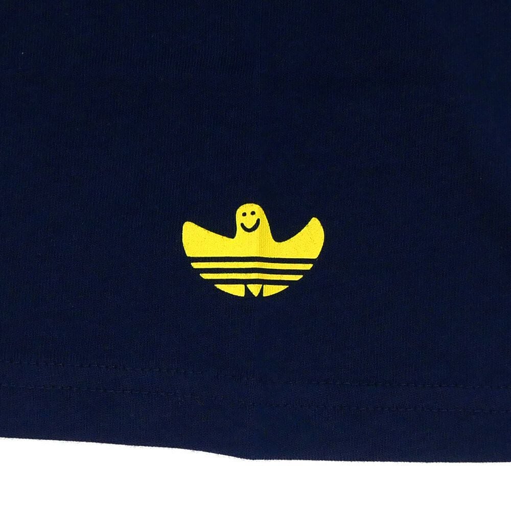 ADIDAS SKATEBOARDING T-SHIRT アディダススケートボーディング Tシャツ SHMOOFOIL FIGHTER NAVY スケートボード スケボー 2