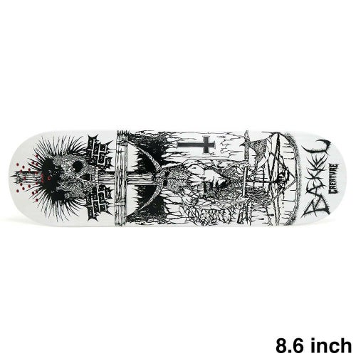 CREATURE DECK クリーチャー デッキ KEVIN BAEKKEL BLK MTL 8.6 UV INK スケートボード スケボー 1