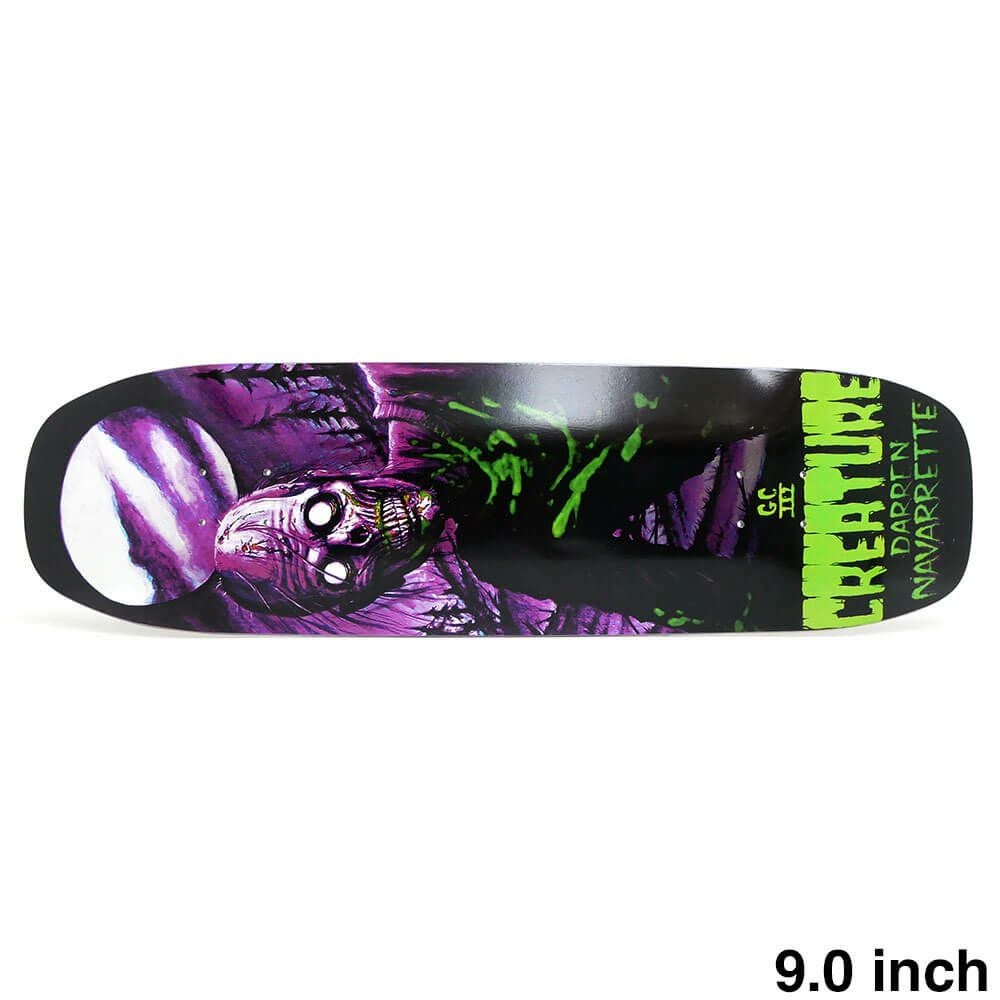 CREATURE DECK クリーチャー デッキ DARREN NAVARRETTE FEEDING TIME XX 9.0 XL SHAPE スケートボード スケボー 1