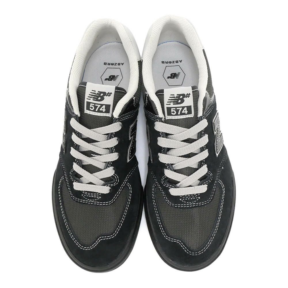 NEW BALANCE NUMERIC SHOES ニューバランス ヌメリック シューズ スニーカー 574 VULC NM574VBB BLACK/GREY/BLACK スケートボード スケボー 2