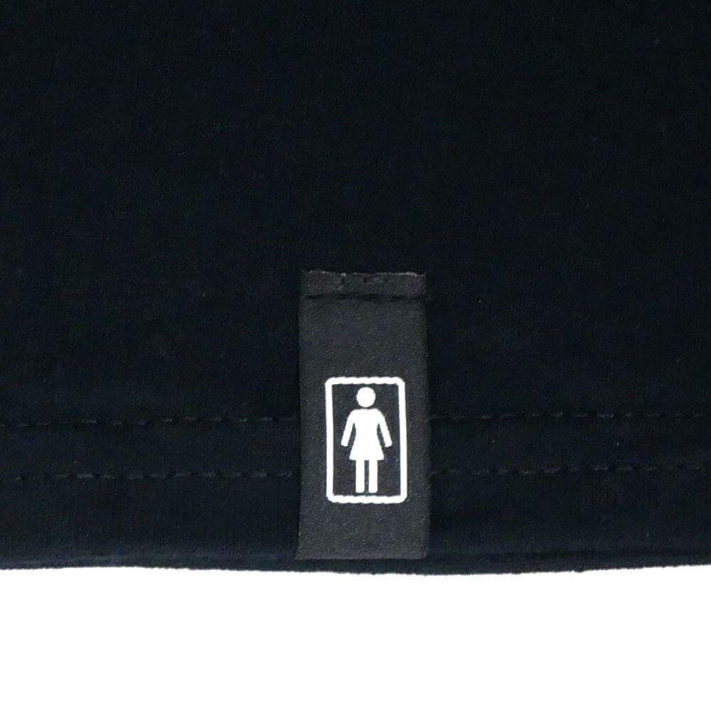 GIRL LONG SLEEVE ガール ロングスリーブTシャツ WONDER BLACK スケートボード スケボー 2