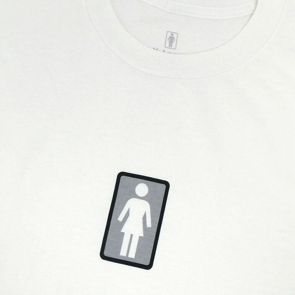 GIRL LONG SLEEVE ガール ロングスリーブTシャツ CLASSIC OG WHITE スケートボード スケボー 1