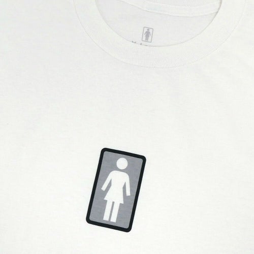 GIRL LONG SLEEVE ガール ロングスリーブTシャツ CLASSIC OG WHITE スケートボード スケボー 1