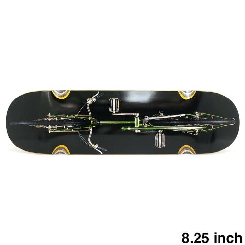 HARDBODY DECK ハードボディ デッキ HJALTE HALBERG BIKE UNDERNEATH 8.25 LONG WHEEL WELLS スケートボード スケボー 1