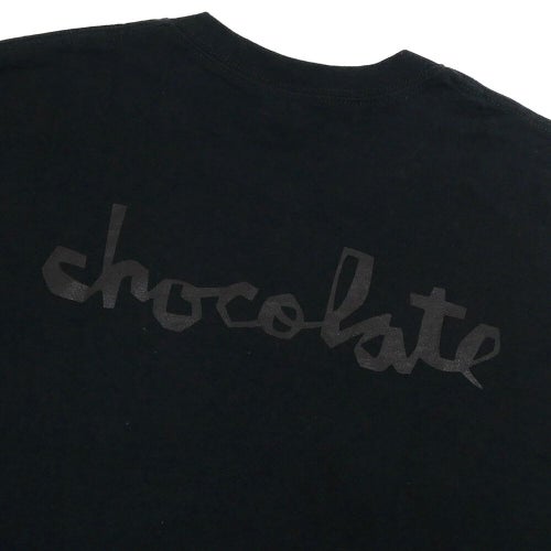 CHOCOLATE T-SHIRT チョコレート Tシャツ TONE BLACK スケートボード スケボー 3