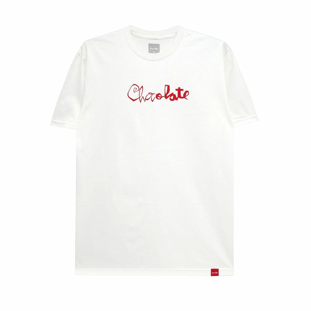 CHOCOLATE T-SHIRT チョコレート Tシャツ SKRUNK WHITE スケートボード スケボー 