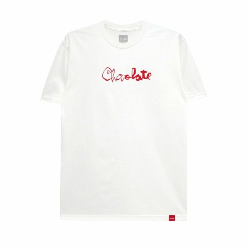 CHOCOLATE T-SHIRT チョコレート Tシャツ SKRUNK WHITE スケートボード スケボー 