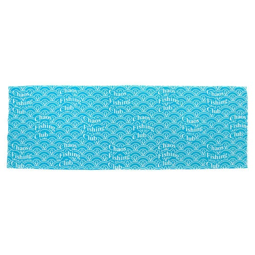 CHAOS FISHING CLUB TENUGUI カオスフィッシングクラブ 手ぬぐい ARCH LOGO TENUGUI TURQUOISE スケートボード スケボー　1