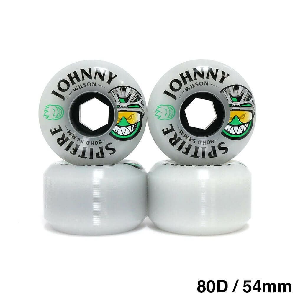 SPITFIRE WHEEL スピットファイヤー ソフトウィール（クルーザー） 80HD CHARGERS CONICAL FULL JOHNNY WILSON BURN SQUAD クリア 54mm スケートボード スケボー 1