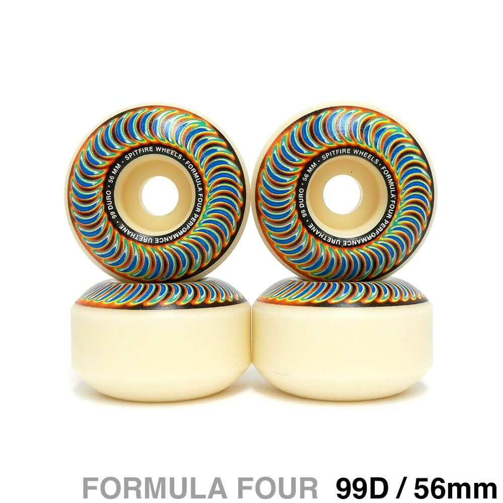 SPITFIRE WHEEL スピットファイヤー ウィール FORMULA FOUR (F4) CLASSIC 99D RADIOACTIVE 56mm スケートボード スケボー 1