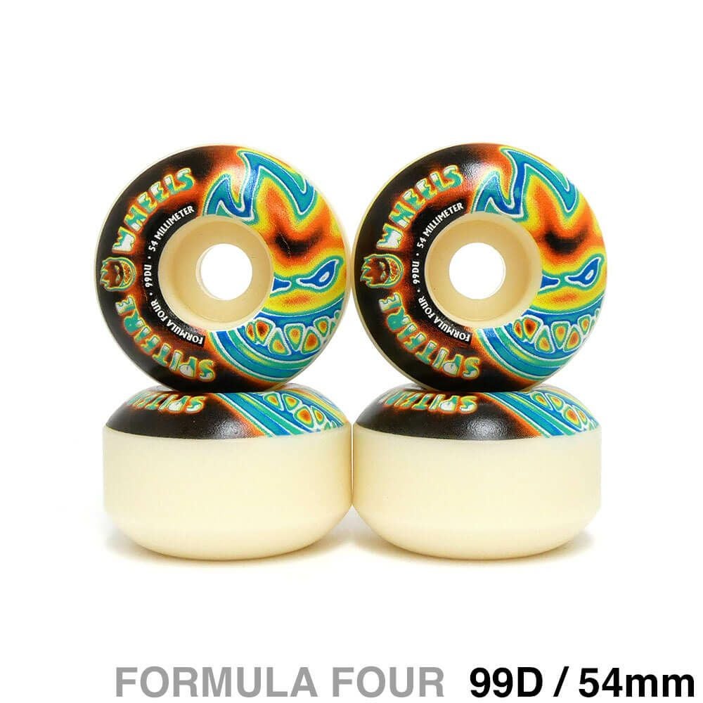 Spitfire Formula Four ウィール 4個セットベアリング付き SPITFIRE WHEEL スピットファイヤー ウィール FORMULA FOUR（F4）97D