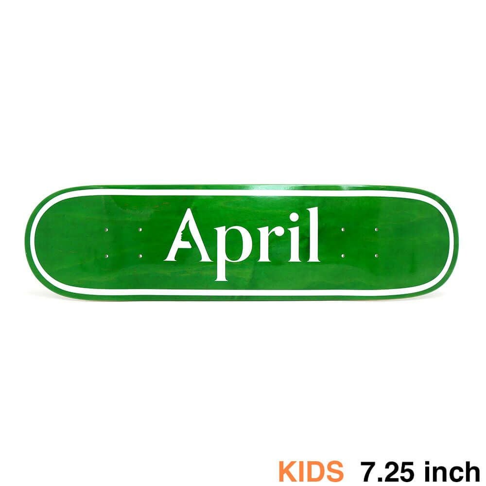 セール）APRIL DECK エイプリル デッキ（子供用） TEAM OG LOGO GREEN