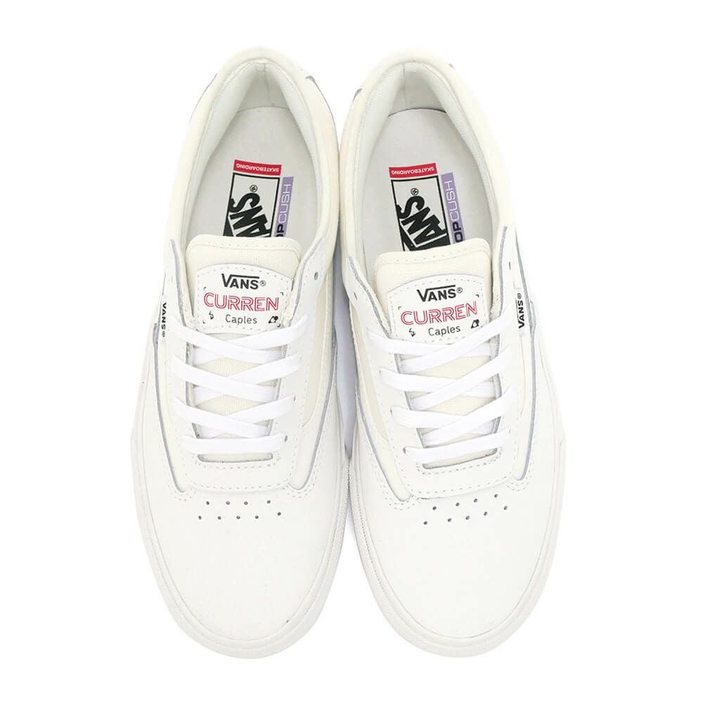 VANS SHOES バンズ シューズ スニーカー SKATE CURREN CAPLES BLANC（US企画） スケートボード スケボー 2