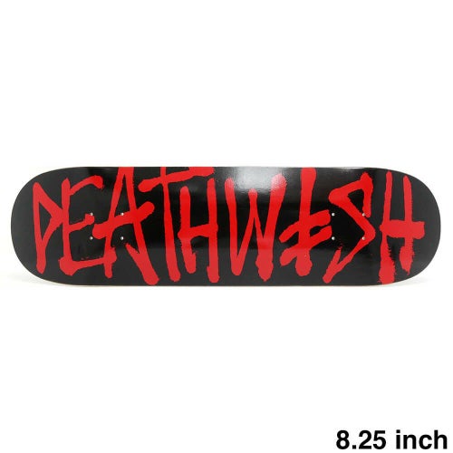 DEATHWISH DECK デスウィッシュ デッキ TEAM DEATHSPRAY BLACK/RED 8.25 スケートボード スケボー 1