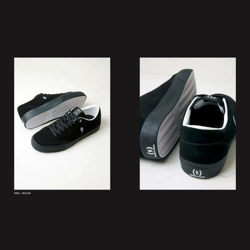 HOURS IS YOURS SHOES アワーズイズユアーズ シューズ スニーカー DMC PD DOLLIN BLACK/BLACK スケートボード スケボー 8