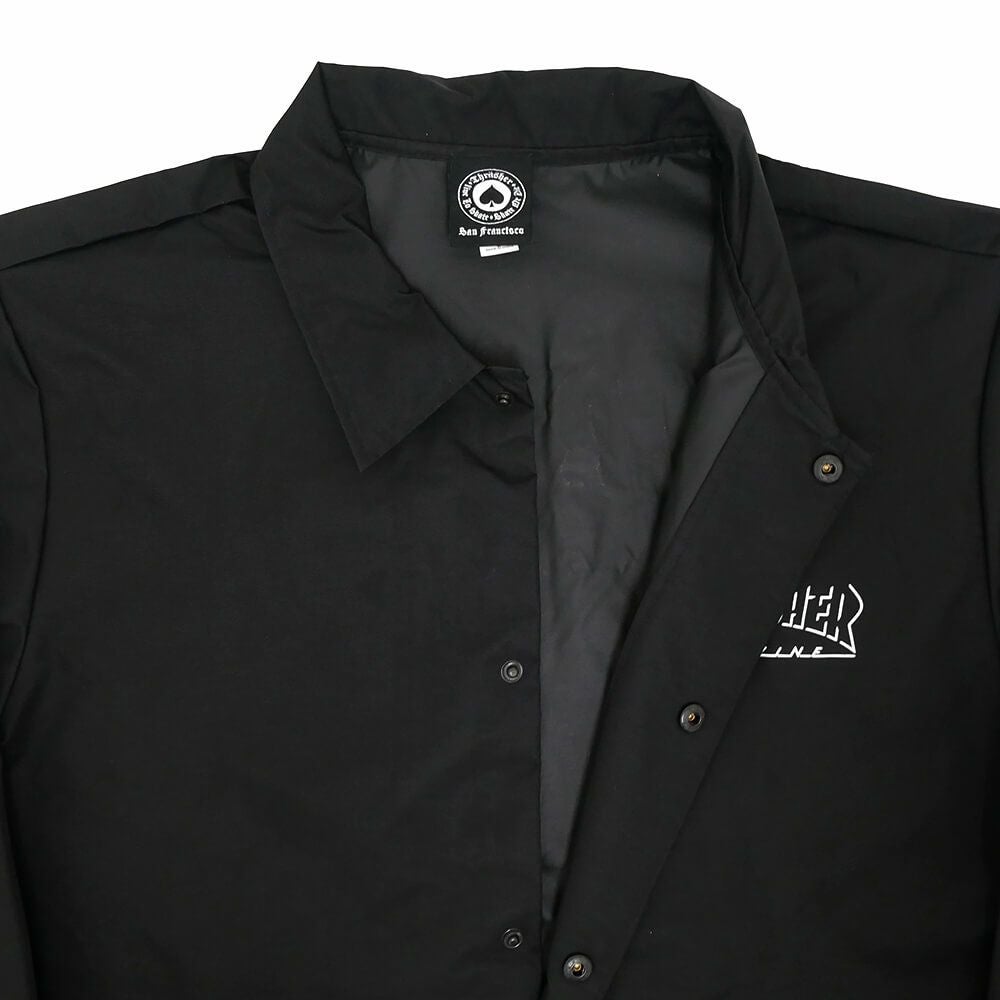  THRASHER JACKET スラッシャー ジャケット SHADOW MAG LOGO COACH BLACK スケートボード スケボー 3