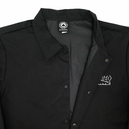  THRASHER JACKET スラッシャー ジャケット SHADOW MAG LOGO COACH BLACK スケートボード スケボー 3