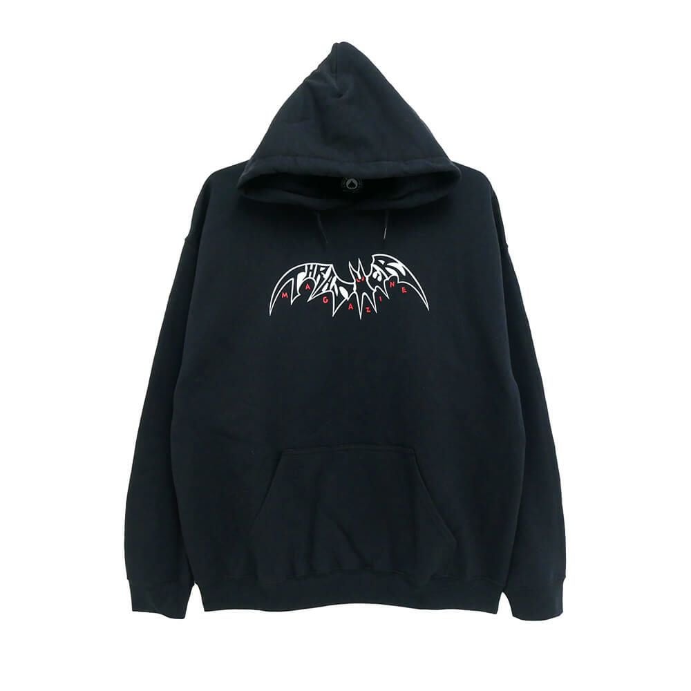 THRASHER スノボ　ウェア　パーカー THRASHER HOOD スラッシャー パーカー SKY RAT BY NECKFACE BLACK（US