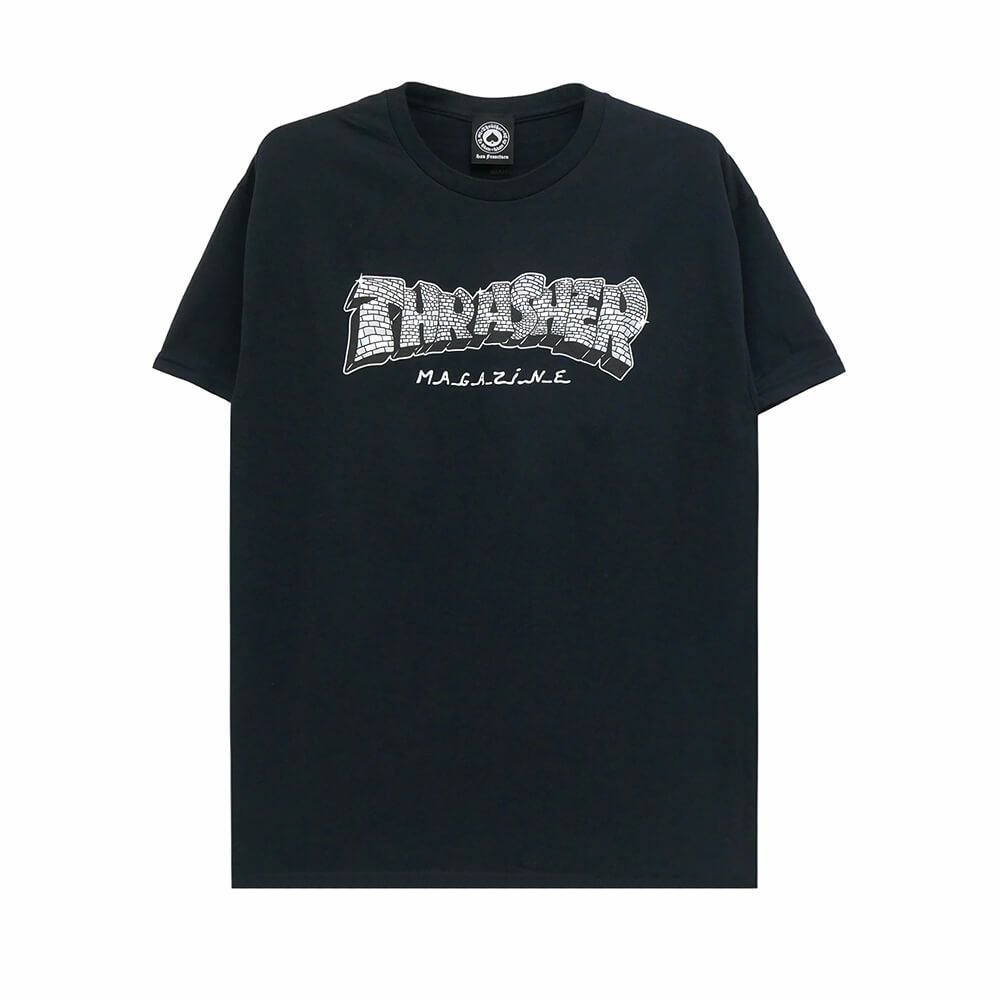 THRASHER T-SHIRT スラッシャー Tシャツ DISCO BY SPANKY BLACK（US企画） スケートボード スケボー 