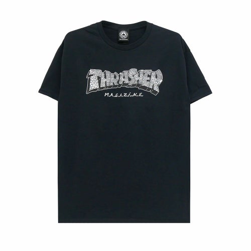 THRASHER T-SHIRT スラッシャー Tシャツ DISCO BY SPANKY BLACK（US企画） スケートボード スケボー 