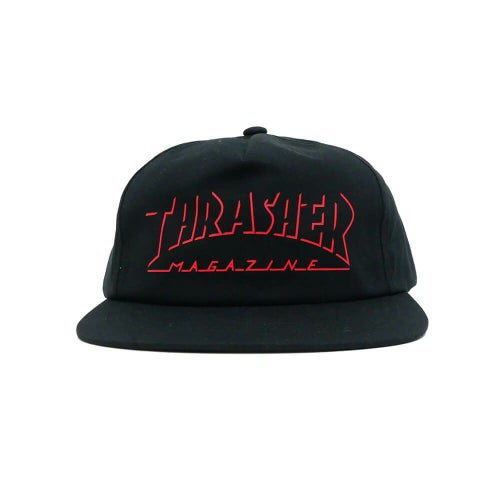  THRASHER CAP スラッシャー キャップ SHADOW MAG LOGO SNAPBACK BLACK（US企画） スケートボード スケボー 1