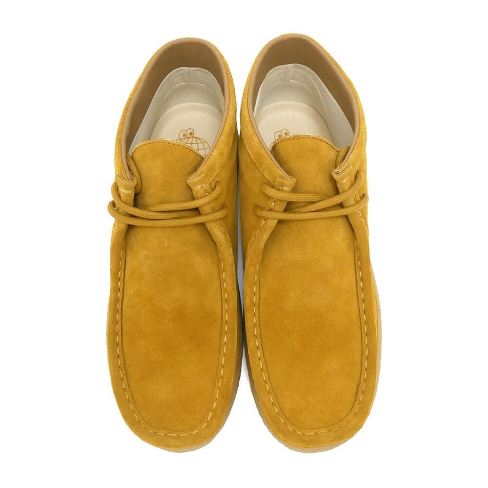 LAST RESORT AB SHOES ラストリゾートエービー シューズ スニーカー VM006 MOC SUEDE HI GOLDEN BROWN/GUM スケートボード スケボー 3