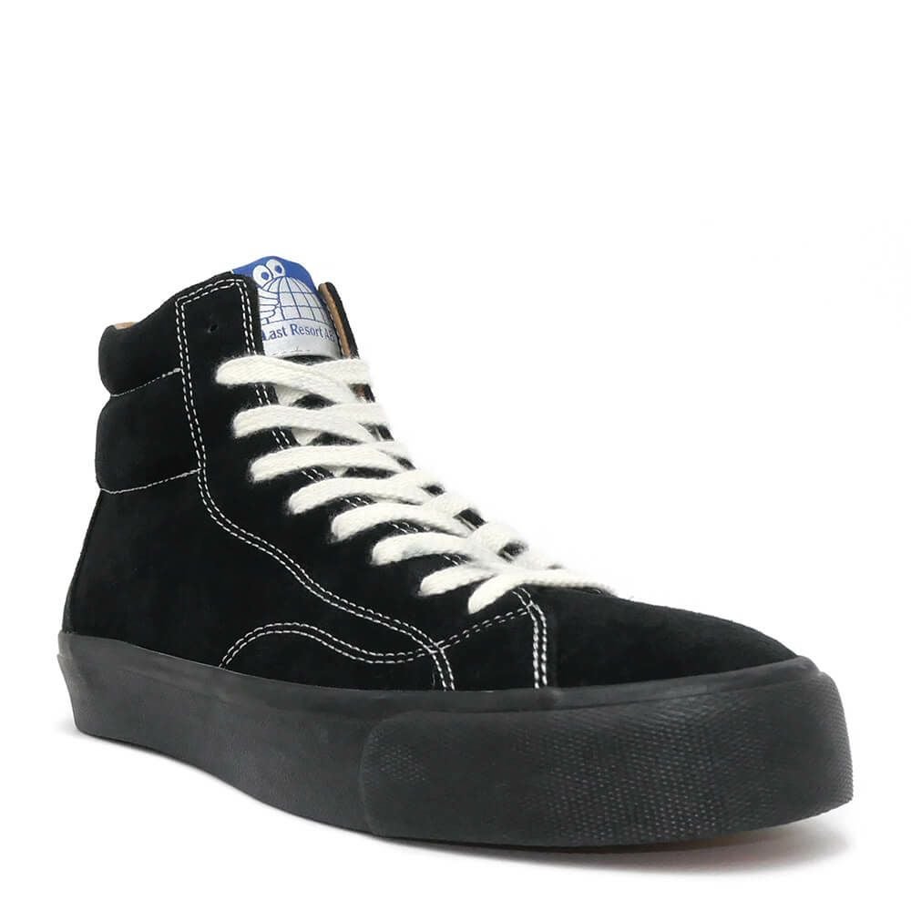 LAST RESORT AB SHOES ラストリゾートエービー シューズ スニーカー VM003 SUEDE HI BLACK/WHITE/BLACK スケートボード スケボー 1
