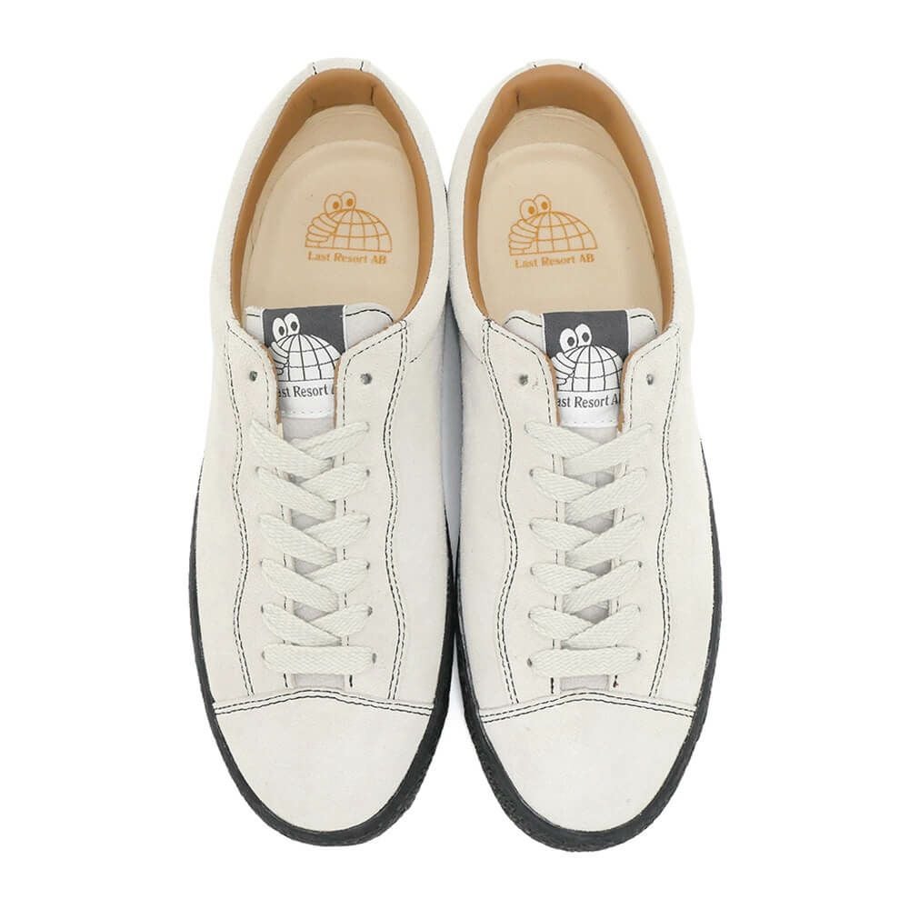 LAST RESORT AB SHOES ラストリゾートエービー シューズ スニーカー VM002 SUEDE LO WHITE/BLACK/BLACK スケートボード スケボー 3