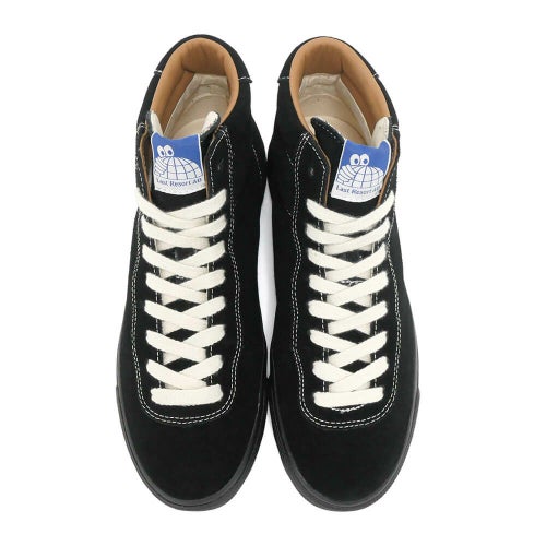 LAST RESORT AB SHOES ラストリゾートエービー シューズ スニーカー VM001 SUEDE HI BLACK/WHITE/BLACK スケートボード スケボー 3