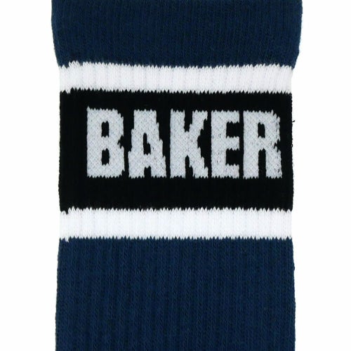 BAKER SOCKS ベイカー ソックス 靴下 STRIPE NAVY スケートボード スケボー 4