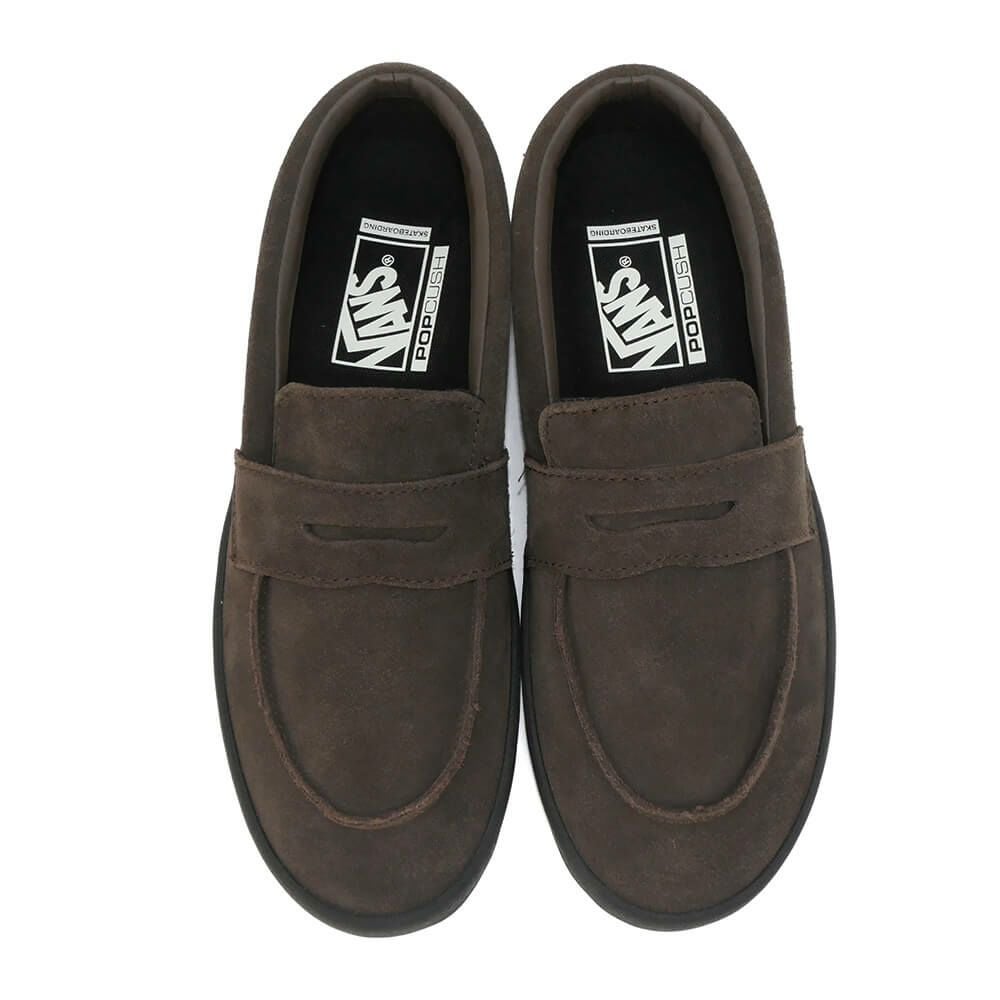 VANS SHOES バンズ シューズ スニーカー SKATE LOAFER SUEDE BROWN