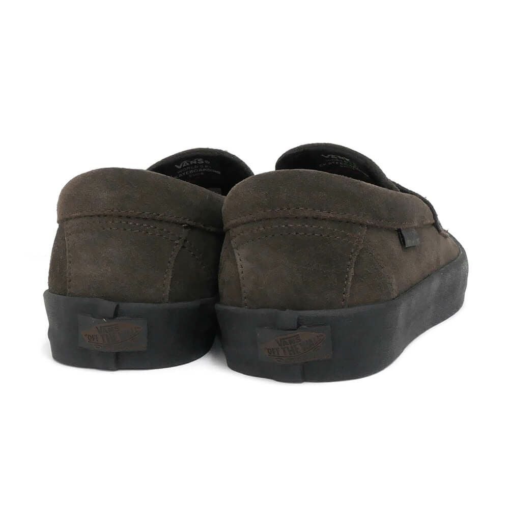 VANS SHOES バンズ シューズ スニーカー SKATE LOAFER SUEDE BROWN