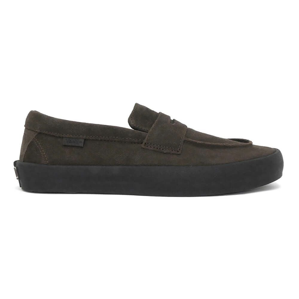 VANS SHOES バンズ シューズ スニーカー SKATE LOAFER SUEDE BLACK/BLACK（US企画） スケートボード スケボー 4