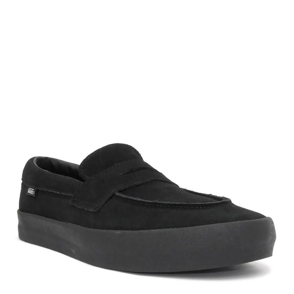 VANS SHOES バンズ シューズ スニーカー SKATE LOAFER SUEDE BLACK/BLACK（US企画） スケートボード スケボー 1