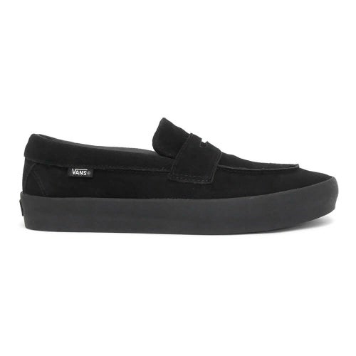 VANS SHOES バンズ シューズ スニーカー SKATE LOAFER SUEDE BLACK/BLACK（US企画） スケートボード スケボー 4