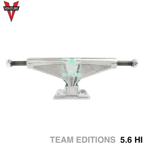 VENTURE TRUCK ベンチャー トラック TEAM EDITIONS DUPLEX x VENTURE 5.6 HI シルバー スケートボード スケボー 1